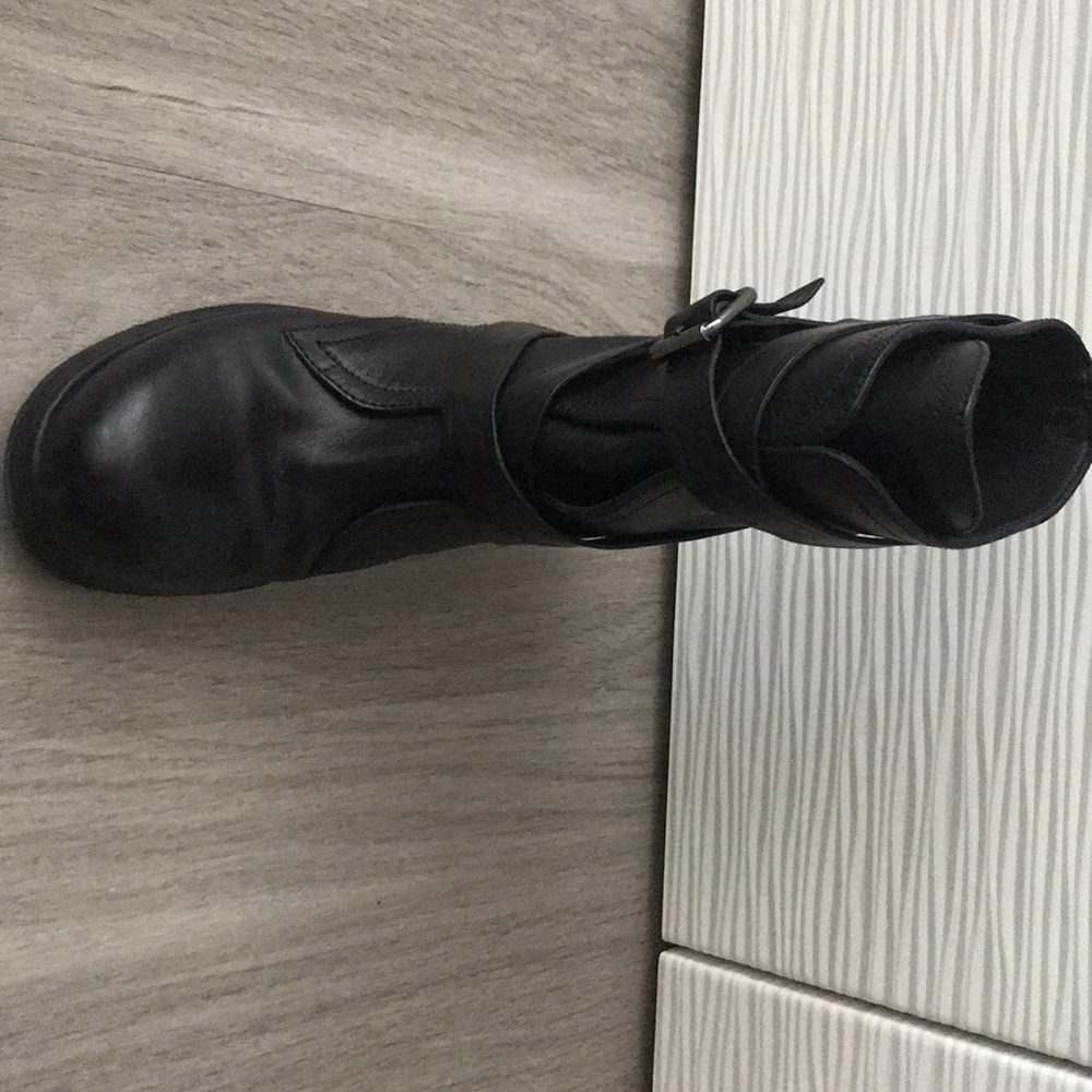 Jimmy Choo black biker boots